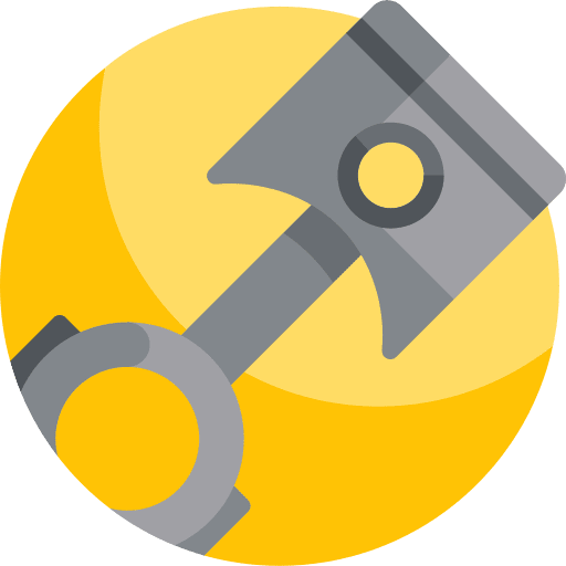 Piston piston vehicle repair icon