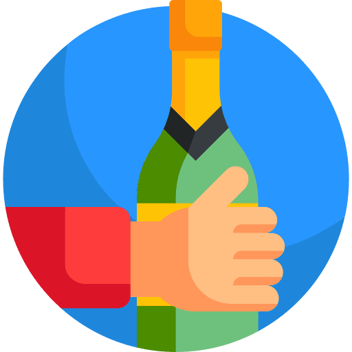 Champagne racing win celebration icon Champagne racing win celebration icon