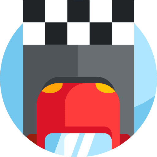 Race checkered start line sports and competition icon Race checkered start line sports and competition icon
