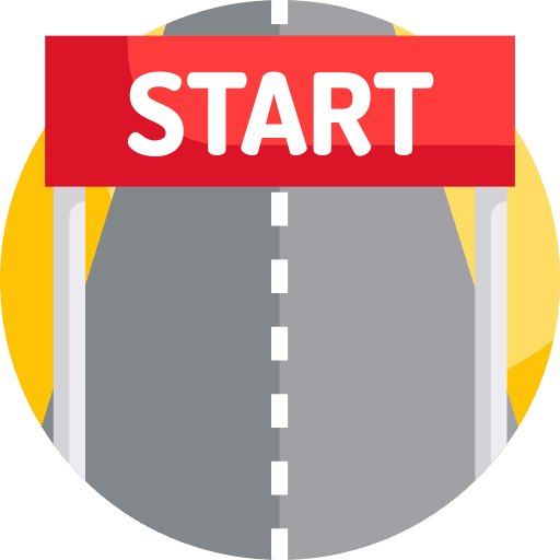 Start line line racing sports and competition icon Start line line racing sports and competition icon