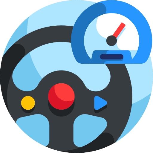 Steering wheel transportation car race velocity icon Steering wheel transportation car race velocity icon
