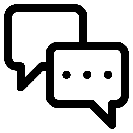 Conversation communications message dialogue icon