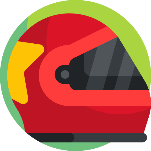 Racing helmet crash helmet security motorbike icon Racing helmet crash helmet security motorbike icon