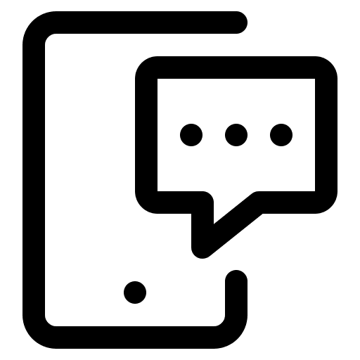 Chat message communications electronics icon Chat message communications electronics icon