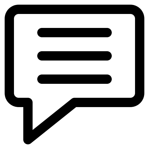 Comment chat box conversation communications icon Comment chat box conversation communications icon