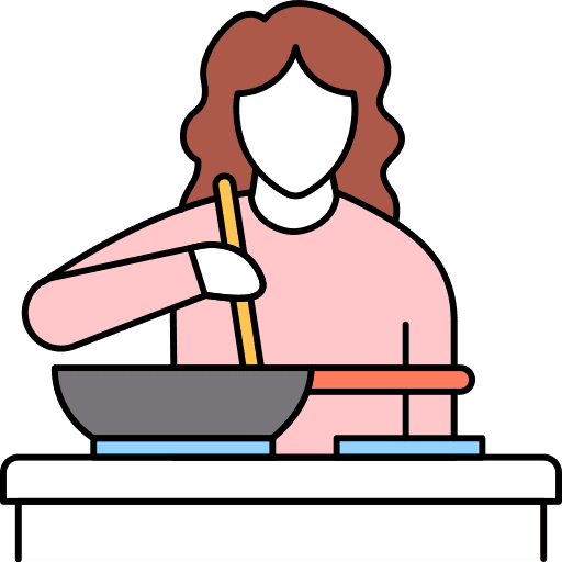 Cooking cooker food and restaurant chef icon
