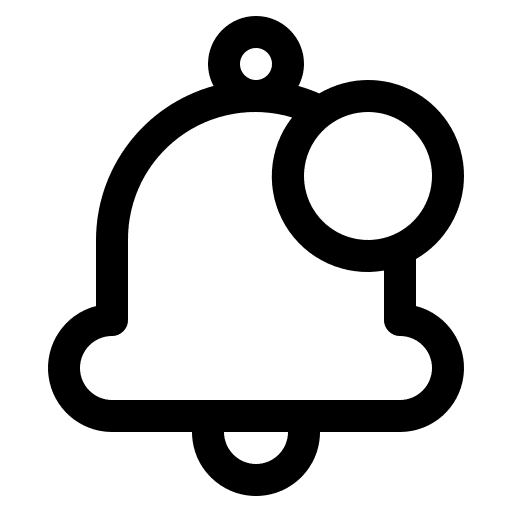 Notification alarm bell ui icon Notification alarm bell ui icon