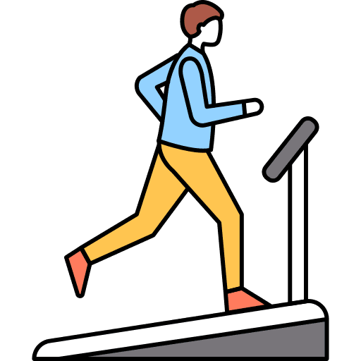 Sport treadmill people sport icon Sport treadmill people sport icon