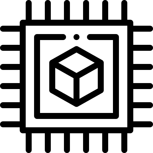 Microchip electronics microchip art and design icon Microchip electronics microchip art and design icon
