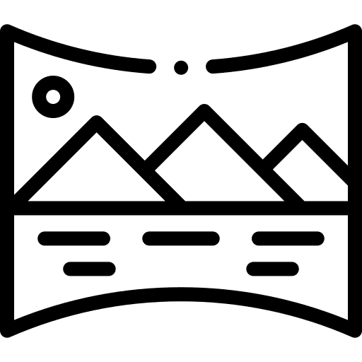 Panoramic panoramic picture digital icon Panoramic panoramic picture digital icon