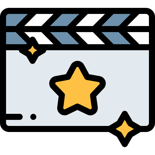Clapperboard shooting clapperboard cinema icon Clapperboard shooting clapperboard cinema icon