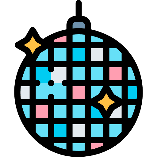 Disco ball disco ball party birthday and party icon Disco ball disco ball party birthday and party icon