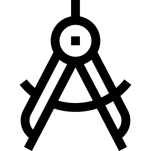 Compass draw education compass icon Compass draw education compass icon