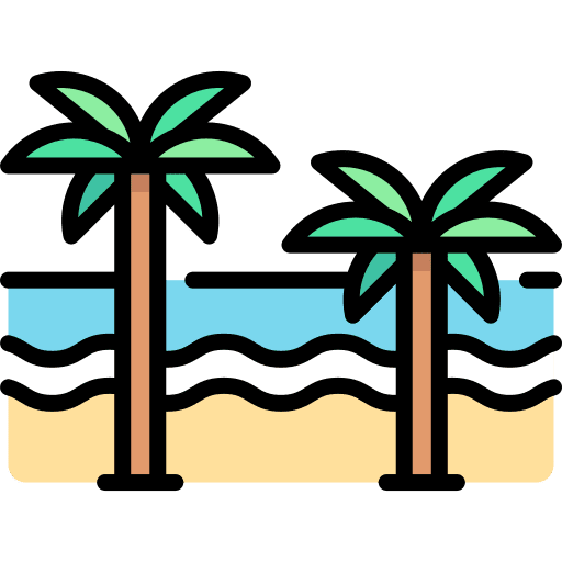 Beach sea nature landscape icon Beach sea nature landscape icon