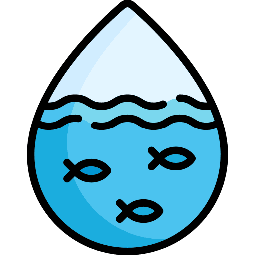 Drop ocean under water drop icon Drop ocean under water drop icon