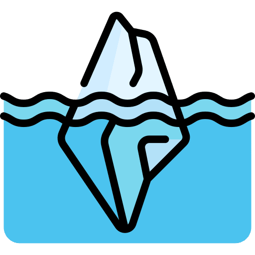 Iceberg scenery ice landscape icon Iceberg scenery ice landscape icon