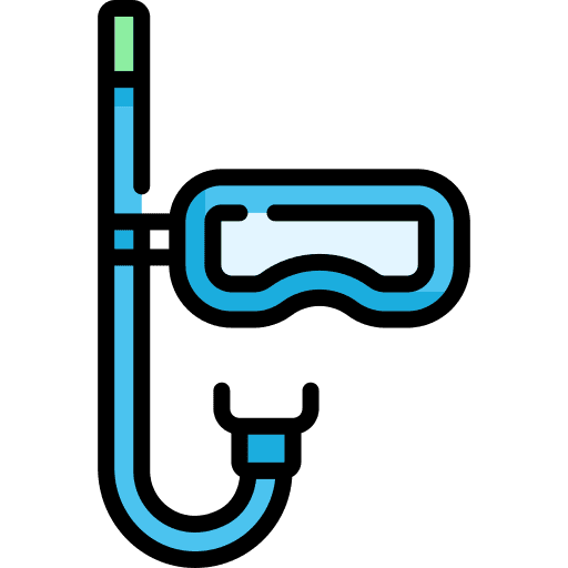 Diving mask sports and competition sport equipment diving mask icon Diving mask sports and competition sport equipment diving mask icon