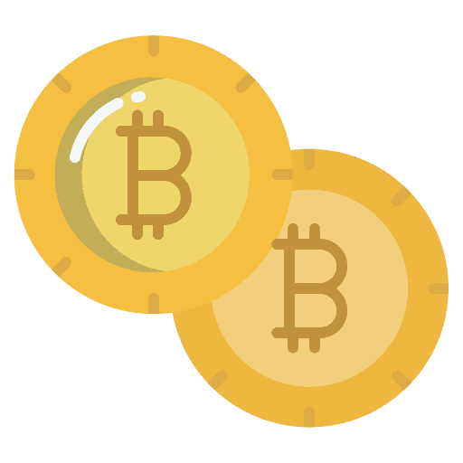 Bitcoin cryptocurrency bitcoin logo blockchain icon