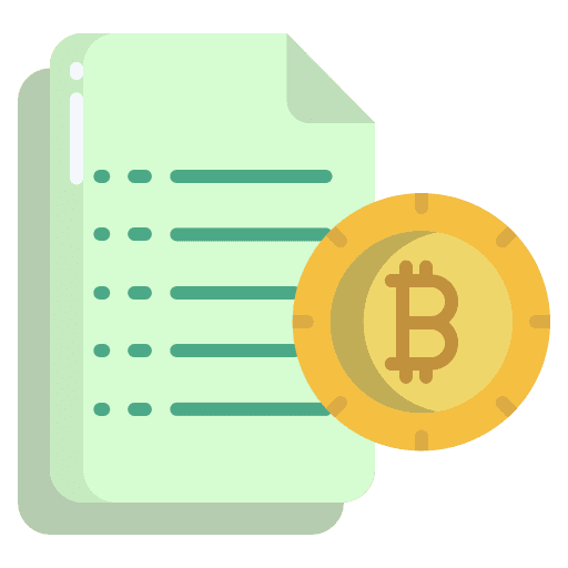Document letter invoice document icon