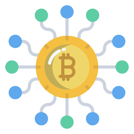 Link blockchain structure ui icon