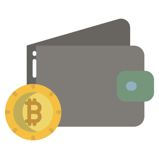 Wallet money digital currency wallet icon
