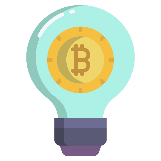 Bulb digital money bulb business and finance icon