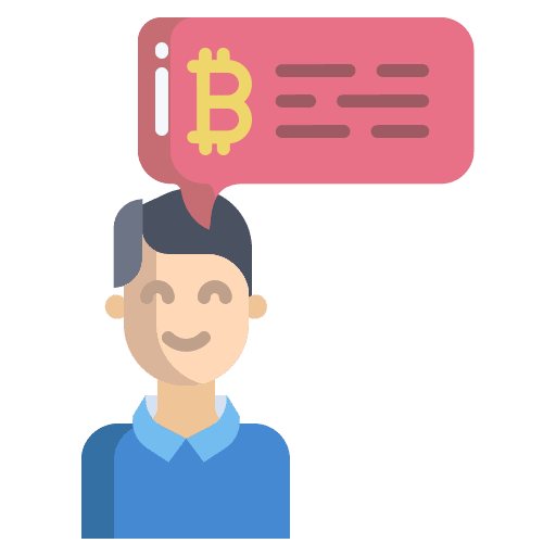 Chat business chat man icon