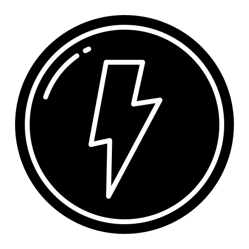 Flash electricity weather ray icon