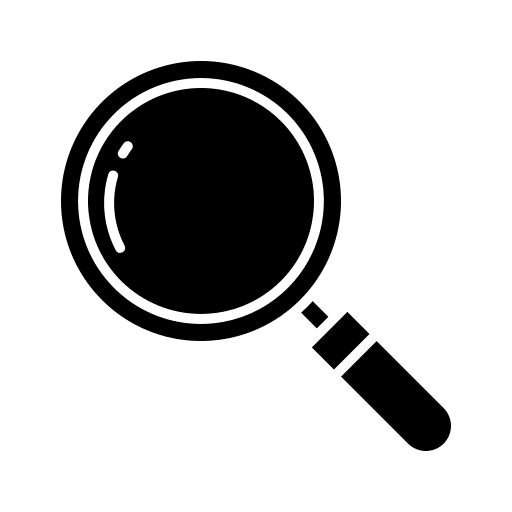 Search magnifying glass detective ui icon
