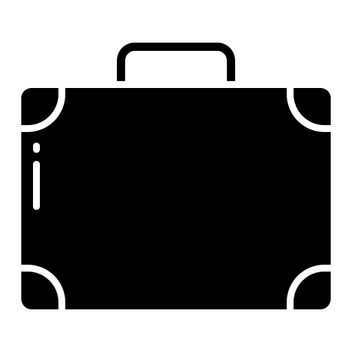 Suitcase suitcase portfolio luggage icon