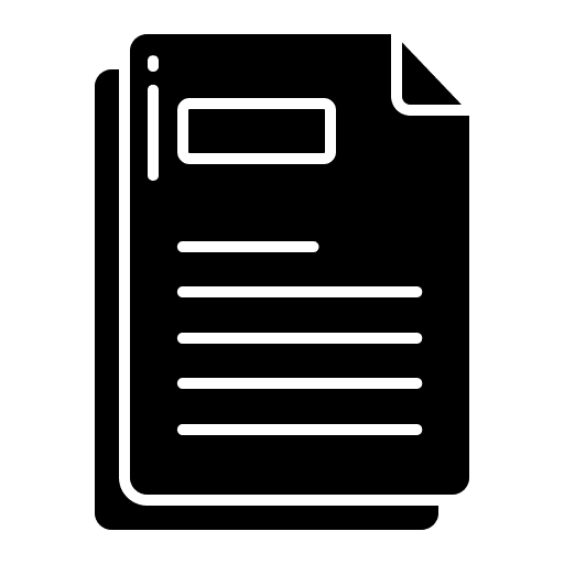 Document paper interface archive icon