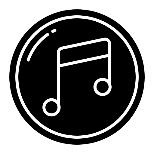 Music music player musical note music icon