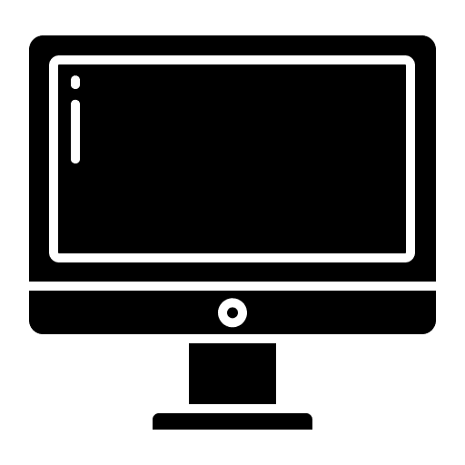 Screen computer device television icon