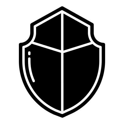 Shield protection shield security icon