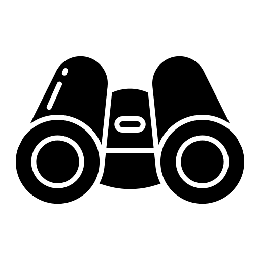 Binocular miscellaneous goggles eye icon