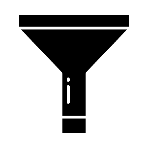 Filter filter refine funnel icon