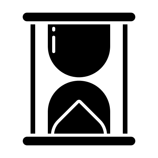 Sandglass timer sandglass hourglass icon