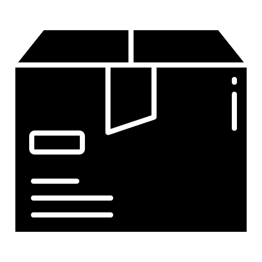 Box packaging cargo shipping and delivery icon