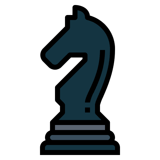 Knight strategy knight chess icon
