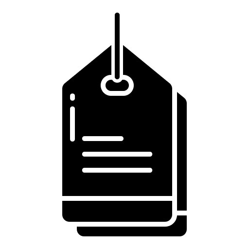 Tag commerce and shopping sale price icon
