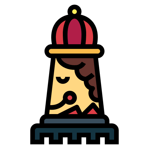 Bishop chess piece chess strategy icon Bishop chess piece chess strategy icon
