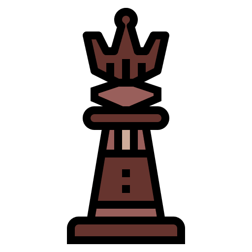 Queen chess gaming queen icon Queen chess gaming queen icon