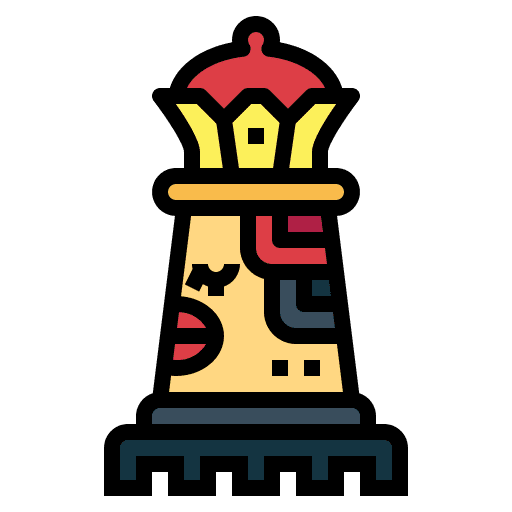 Queen game strategy gaming icon Queen game strategy gaming icon