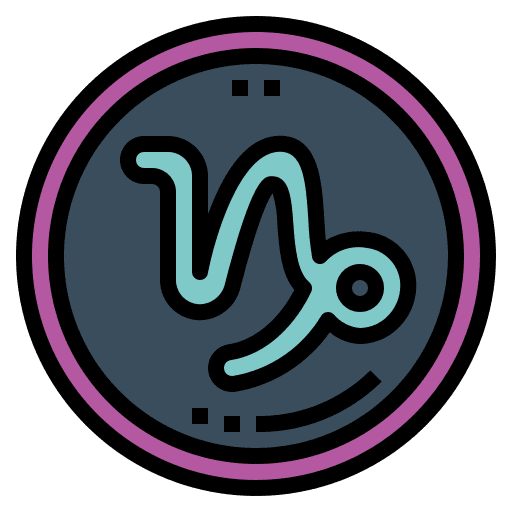 Capricorn zodiac horoscope constellation icon Capricorn zodiac horoscope constellation icon