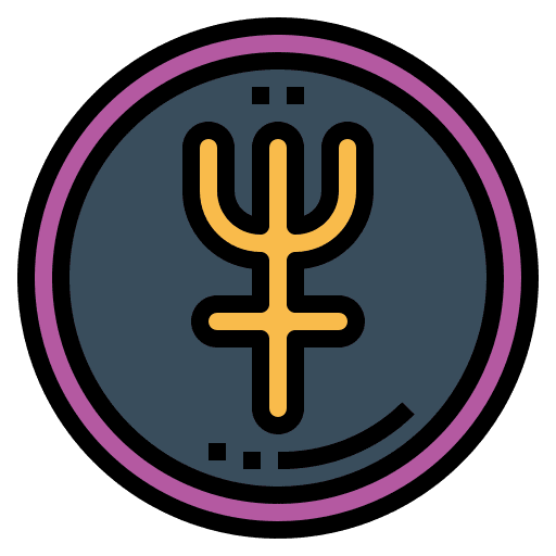 Neptune esoteric miscellaneous astrology icon Neptune esoteric miscellaneous astrology icon