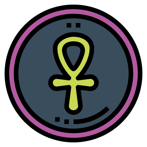Ankh cross shape cultures icon Ankh cross shape cultures icon