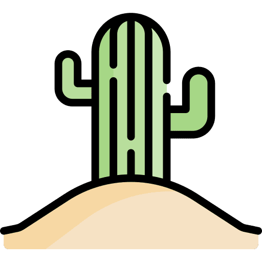 Cactus sun cactus dunes icon Cactus sun cactus dunes icon
