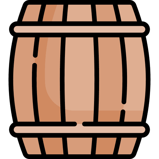 Barrel ferment storage wine icon Barrel ferment storage wine icon