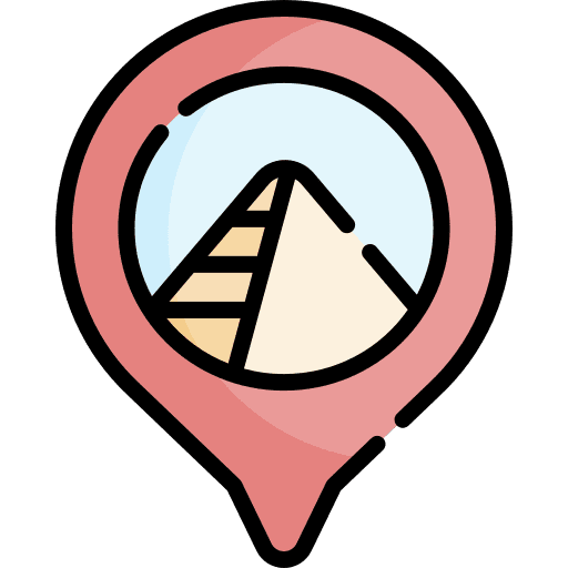 Location sun map landscape icon Location sun map landscape icon