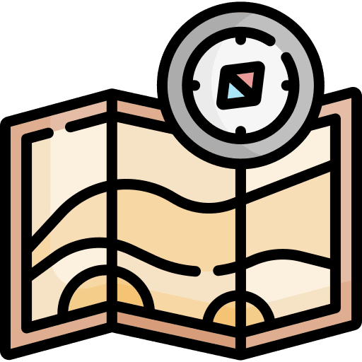 Map geography position location icon Map geography position location icon
